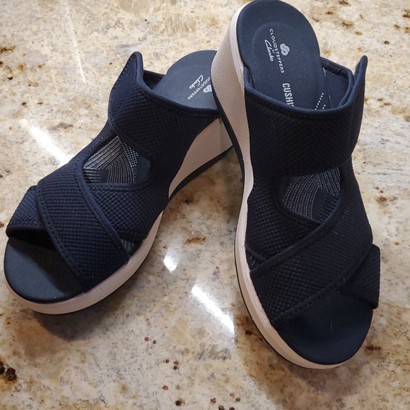 clarks cloudsteppers cali reef wedge sandal